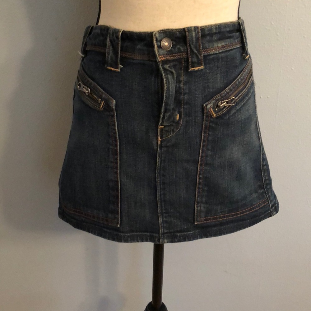 Seven jean skirt